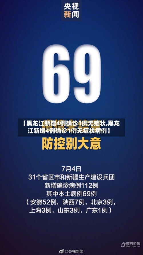 【黑龙江新增4例确诊1例无症状,黑龙江新增4例确诊1例无症状病例】-第2张图片
